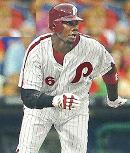 Philadelphia Phillies Ryan Howard 1980s Cooperstown MLB jersey front view