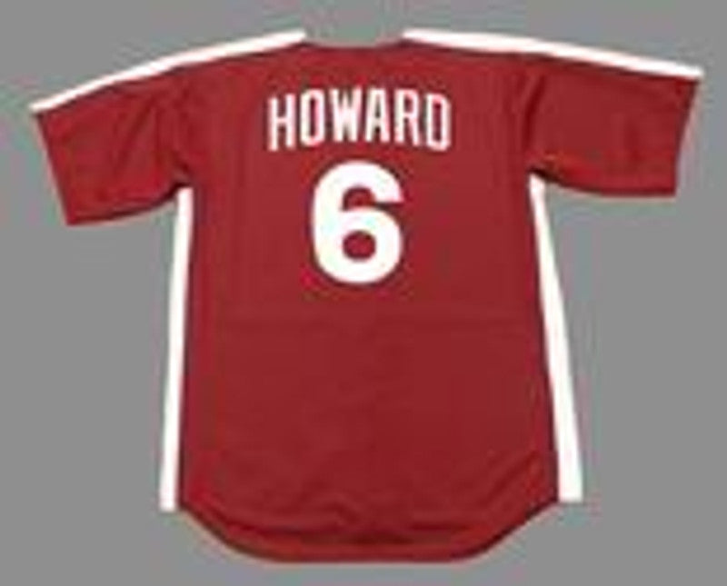 Philadelphia Phillies Ryan Howard Cooperstown MLB jersey front view