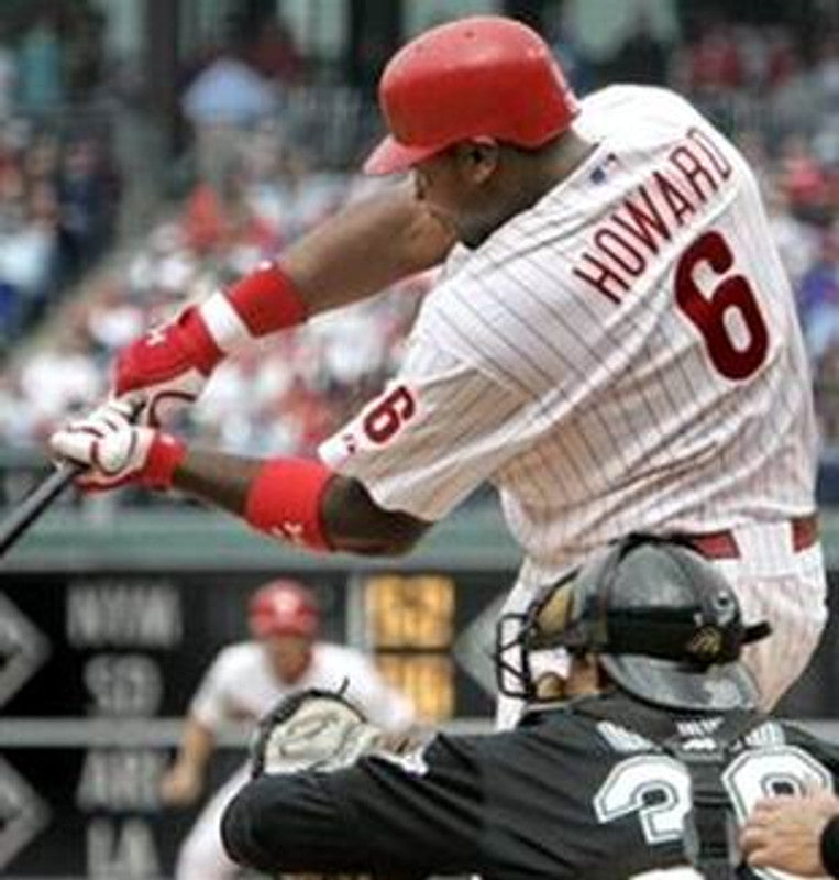 Philadelphia Phillies Ryan Howard Cool Base MLB jersey front view
