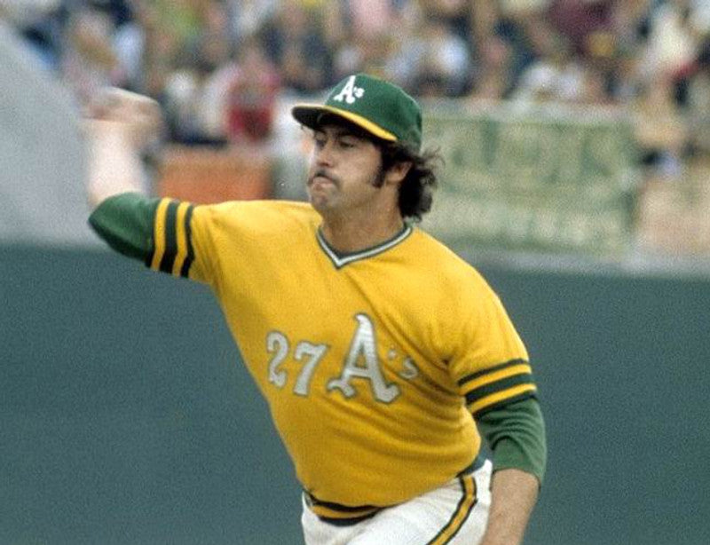 Oakland Athletics Cooperstown Name Number MLB jersey front view