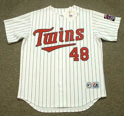 Minnesota Twins Torii Hunter MLB jersey front view
