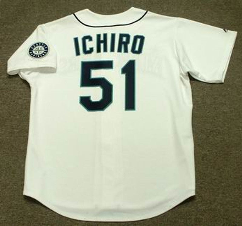 Seattle Mariners Ichiro Suzuki MLB jersey front view
