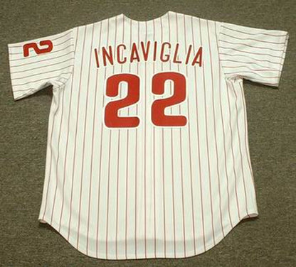 Philadelphia Phillies Pete Incaviglia MLB jersey front view