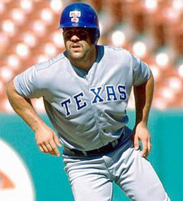 Texas Rangers Pete Incaviglia Cooperstown MLB jersey front view