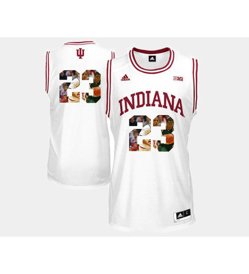 Indiana Hoosiers 23 Eric Gordon White Home College Basketball Jersey stitched retro jersey