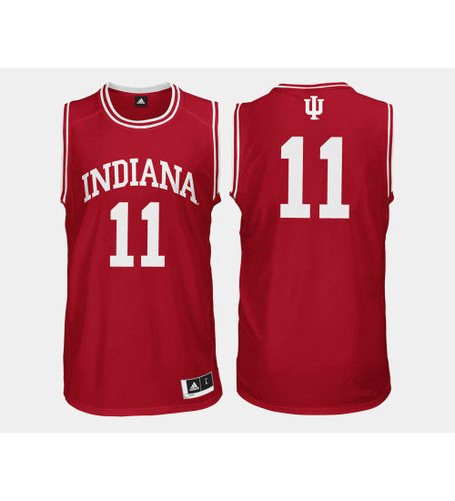 Indiana Hoosiers 11 Isiah Thomas Red Road College Basketball Jersey stitched retro jersey