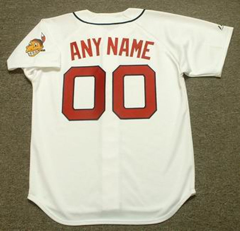 Cleveland Indians 1940s Cooperstown Name Number MLB jersey front view