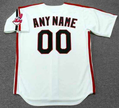 Cleveland Indians 1990s Name Number MLB jersey front view