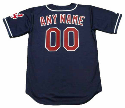 Cleveland Indians 1990s Name Number MLB jersey front view