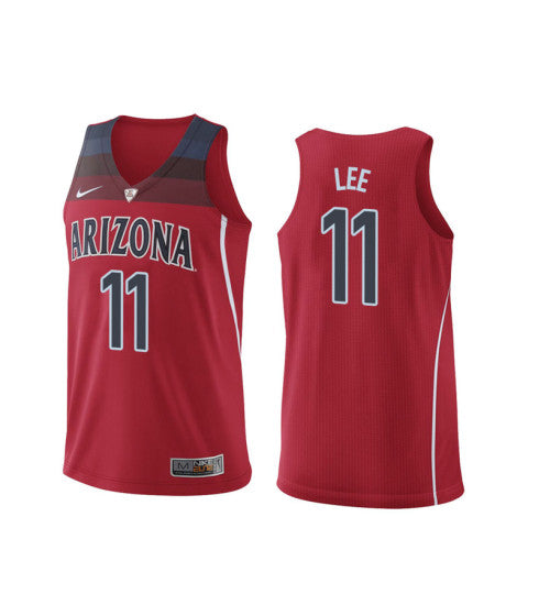 Arizona Wildcats 11 Ira Lee College Basketball Jersey Red 6131 | Stitched Jersey RTJS 5617