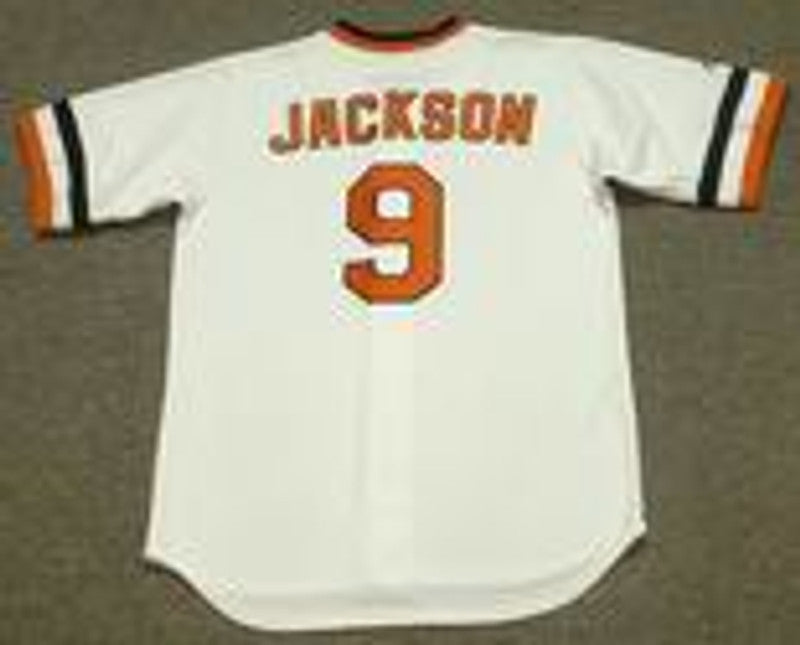 Baltimore Orioles Reggie Jackson Cooperstown MLB jersey front view