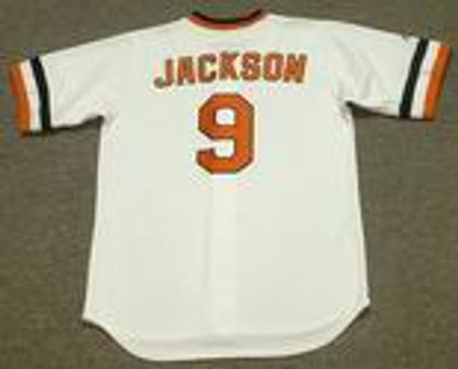 Baltimore Orioles Reggie Jackson Cooperstown MLB jersey front view