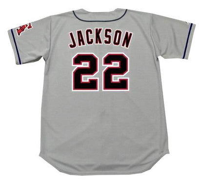 Bo Jackson California Angels 1994 Away Baseball Throwback Baseball Jersey jersey front view