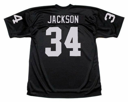 Bo Jackson Los Angeles Raiders 1987 Home Throwback Nfl Football Jersey jersey front view