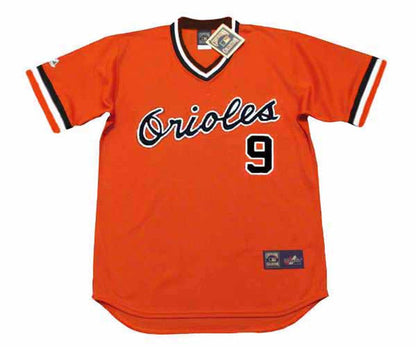 Baltimore Orioles Reggie Jackson Cooperstown MLB jersey front view