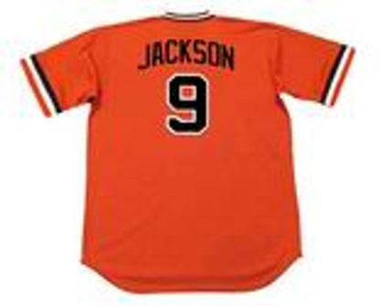 Baltimore Orioles Reggie Jackson Cooperstown MLB jersey front view
