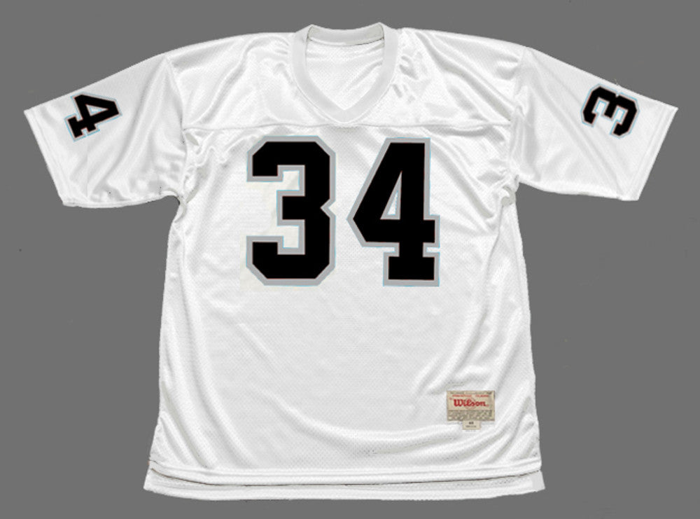 Bo Jackson Los Angeles Raiders 1987 Away Nfl Football Throwback Jersey jersey front view