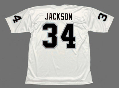 Bo Jackson Los Angeles Raiders 1987 Away Nfl Football Throwback Jersey jersey front view