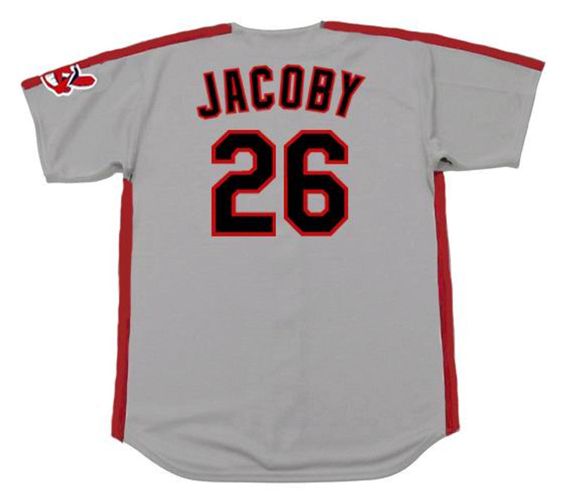 Cleveland Indians Brook Jacoby MLB jersey front view