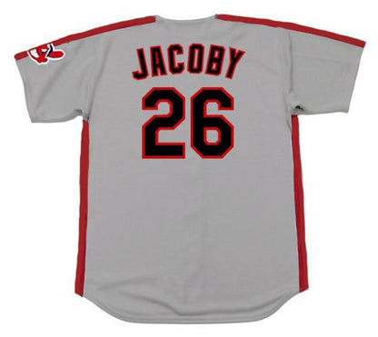 Cleveland Indians Brook Jacoby MLB jersey front view