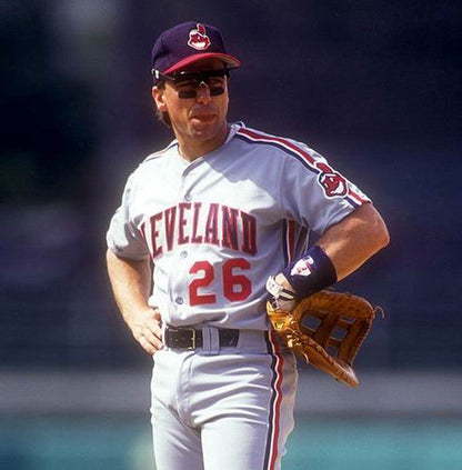 Cleveland Indians Brook Jacoby MLB jersey front view