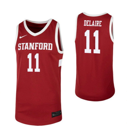Jaiden Delaire College Basketball Jersey Cardinal Stanford Cardinal | Stitched Jersey RTJS 4013