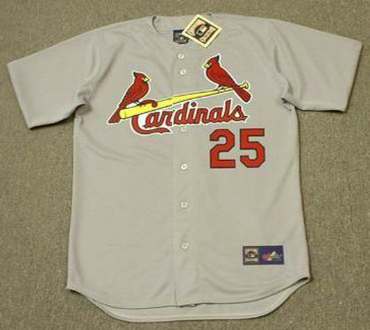 Julian Javier St Louis Cardinals 1967 Cooperstown Throwback Away Stitched Jersey jersey front view