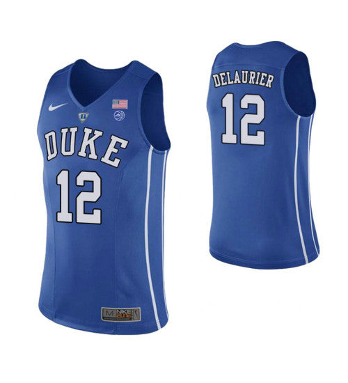 Duke Blue Devils 12 Javin Delaurier Performace College Basketball Jersey Royal | Stitched Jersey RTJS 4810
