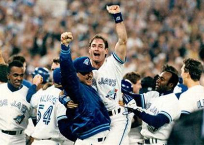 Toronto Blue Jays 1990s Cooperstown Name Number MLB jersey front view