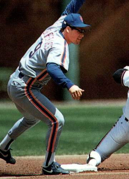 GJ NYM 1987 Cooperstown Away Baseball Stitched Jersey, Vintage Baseball Jersey, Retro Sewn Jersey