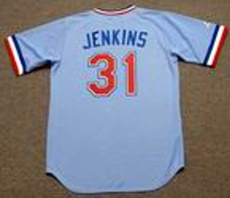 Texas Rangers Ferguson Jenkins Cooperstown MLB jersey front view