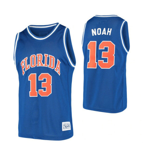 Florida Gators 13 Joakim Noah Alumni College Basketball Jersey Royal stitched retro jersey