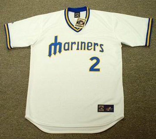 Seattle Mariners Kenji Johjima Cooperstown MLB jersey front view