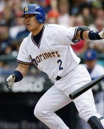 Seattle Mariners Kenji Johjima Cooperstown MLB jersey front view