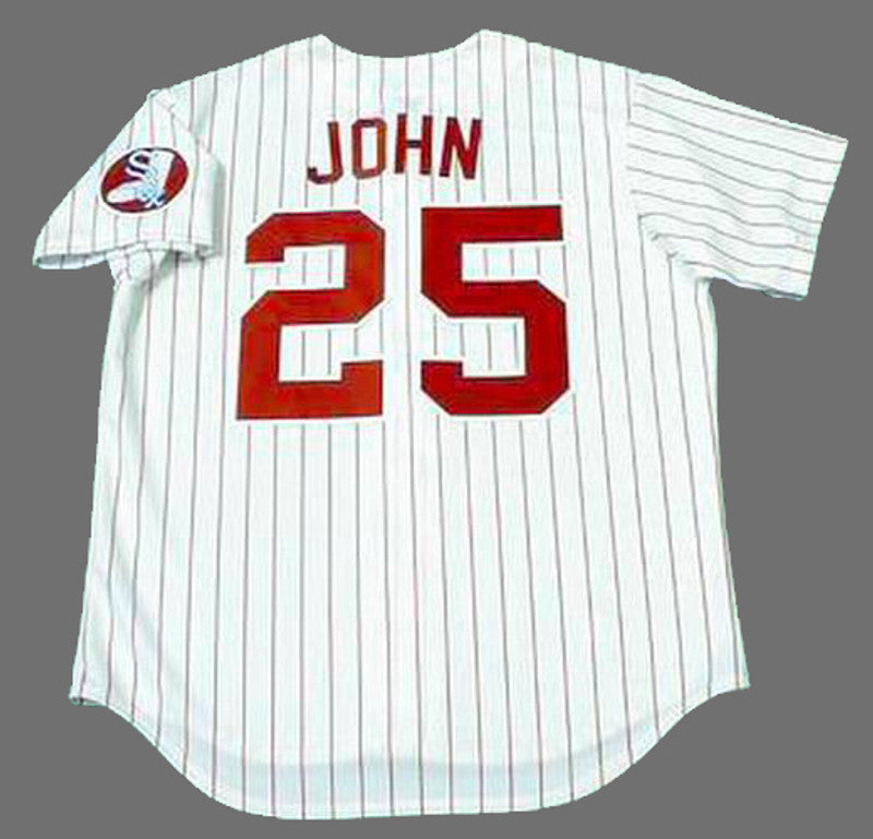 Chicago White Sox Tommy John 1970s MLB jersey front view
