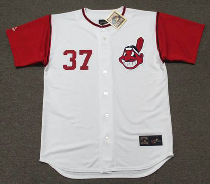 Cleveland Indians Tommy John Cooperstown MLB jersey front view