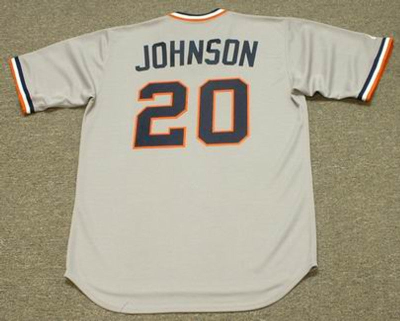 Detroit Tigers Howard Johnson Cooperstown MLB jersey front view