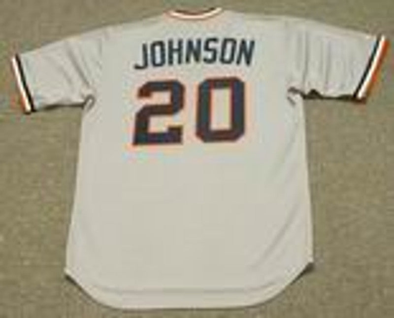Detroit Tigers Howard Johnson Cooperstown MLB jersey front view