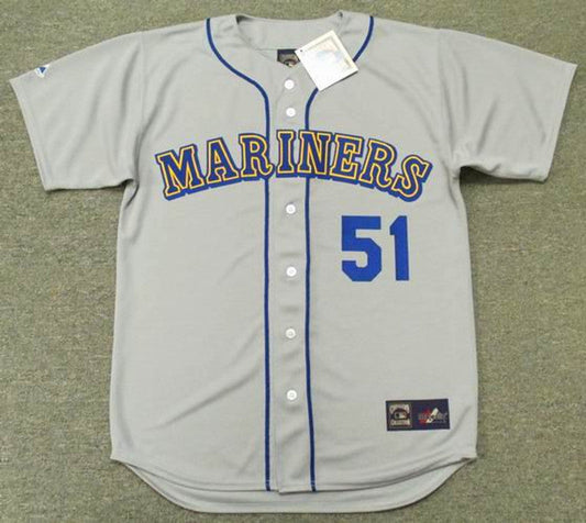 Seattle Mariners Randy Johnson Cooperstown MLB jersey front view