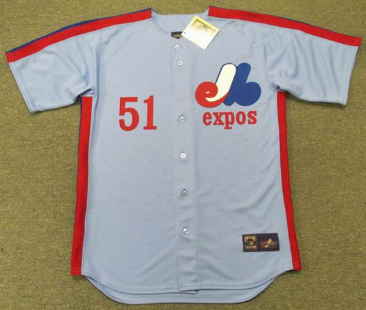 Montreal Expos Randy Johnson Cooperstown MLB jersey front view