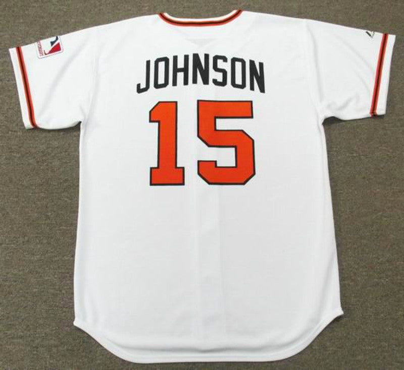 Baltimore Orioles Davey Johnson Cooperstown MLB jersey front view