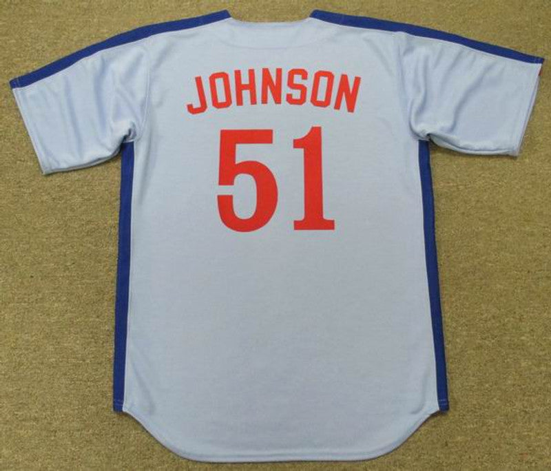 Montreal Expos Randy Johnson Cooperstown MLB jersey front view
