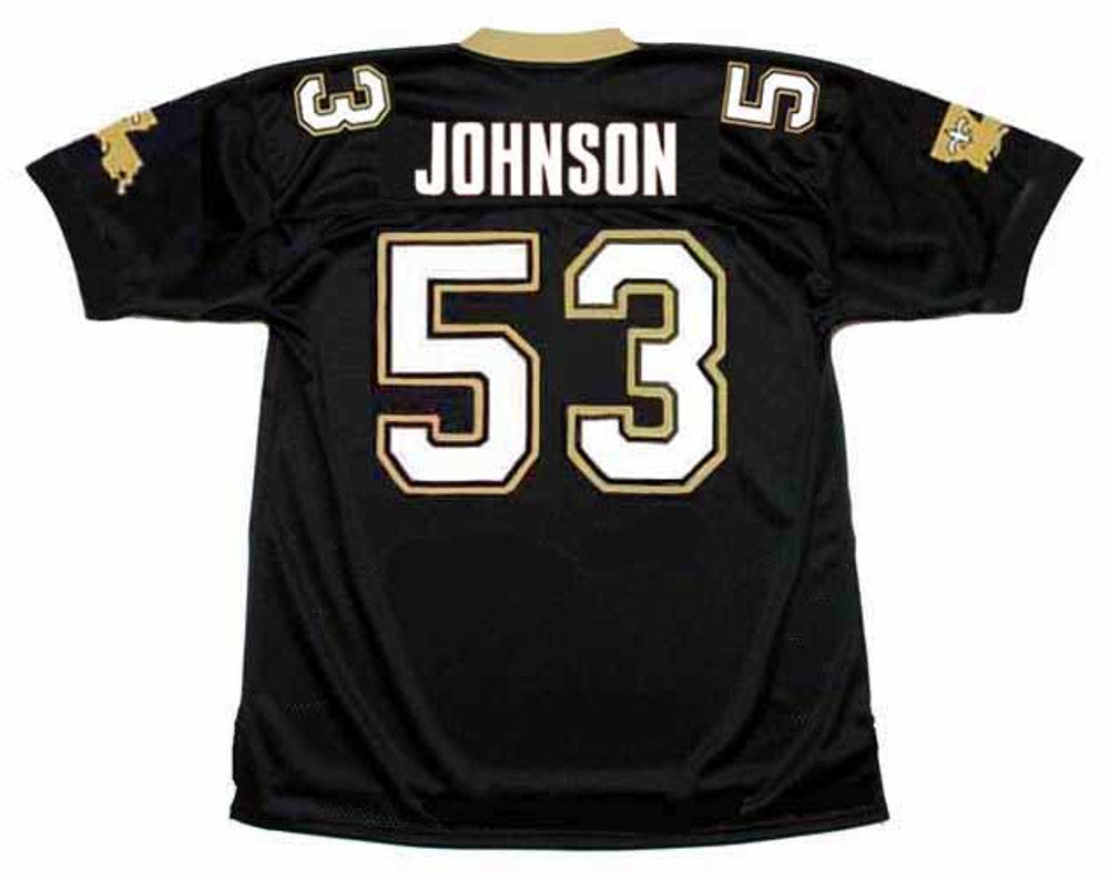 New Orleans Saints Vaughan Johnson NFL jersey front view