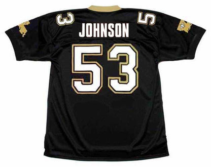 New Orleans Saints Vaughan Johnson NFL jersey front view