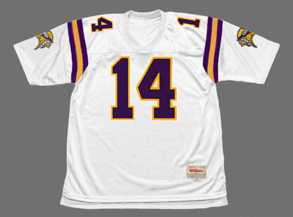 Minnesota Vikings Brad Johnson NFL jersey front view