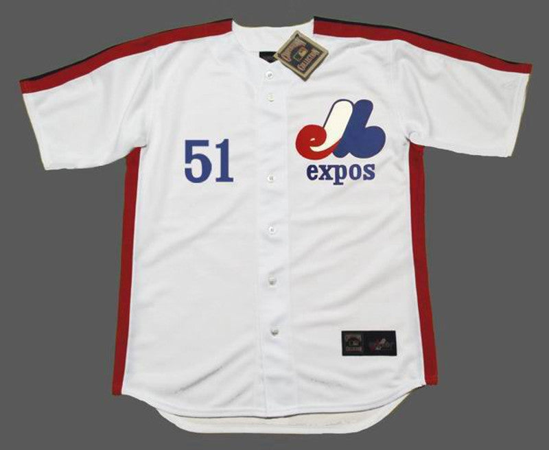Montreal Expos Randy Johnson Cooperstown MLB jersey front view
