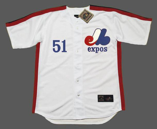 Montreal Expos Randy Johnson Cooperstown MLB jersey front view
