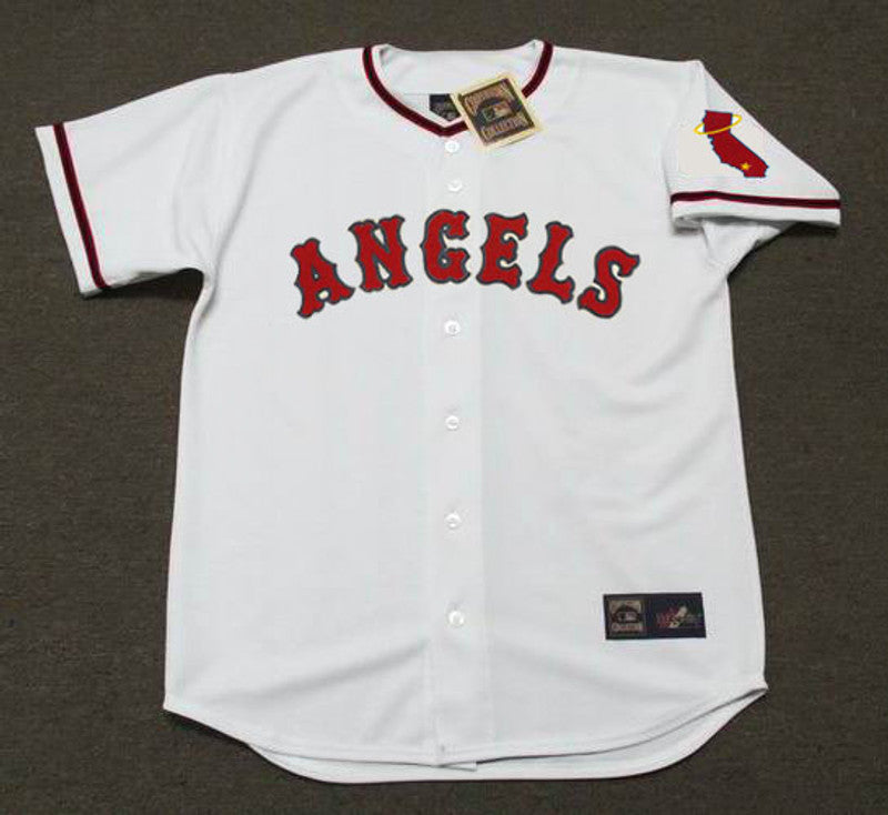 Aurelio Rodriguez California Angels 1970 Cooperstown Home Baseball Stitched Jersey jersey front view
