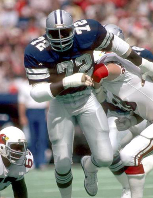 Dallas Cowboys Ed Too Tall Jones NFL jersey front view