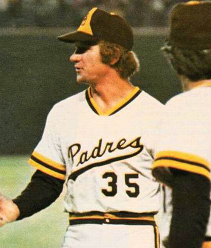 San Diego Padres Randy Jones Cooperstown MLB jersey front view